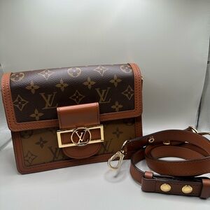 Louis Vuitton Monogram/Monogram Reverse Canvas Dauphine Mini Bag